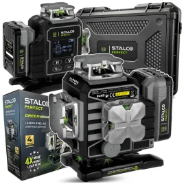 2x-zestaw-laser-krzyzowy-4d-stalco-llp4dg-zielony-bluetooth-pilot-akumulato