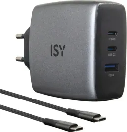 2x-ladowarka-sieciowa-isy-iac-5100-gy-100w-szary