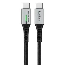 2x-kabel-usb-3-2-gen2x2-logilink-cu0433-usb-c-usb-c-m-m-20-gb-s-100-w