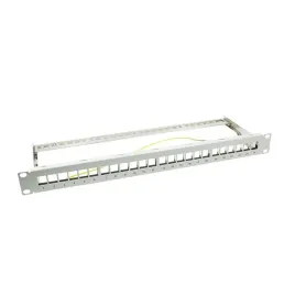 2x-patch-panel-19-logilink-nk4041-24-x-keystone-1u-ekranowany-szary