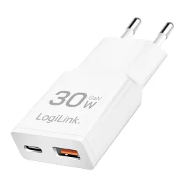 2x-ladowarka-sieciowa-logilink-pa0348-usb-gan-30-w-1x-usb-c-pd-1x-usb-