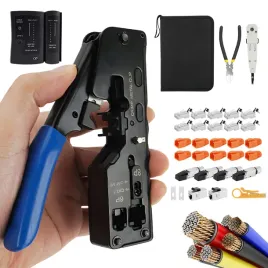 2x-zestaw-narzedzi-sieciowych-rj45-zaciskarka-przelotowa-cat7-tester-etui