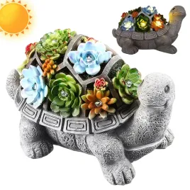 2x-lampka-solarna-led-ogrodowa-figurka-zolwia-sukulenty-czujnik-zmierzchu