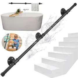 2x-porecz-scienna-czarna-schodowa-150cm-balustrada-loft-barierka-kolki