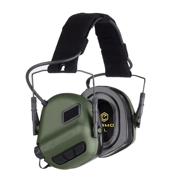 Earmor Aktywne Ochronniki Słuchu M31 PLUS Tactical Foliage Green
