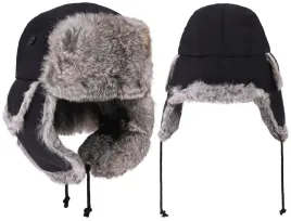 2x-czapka-uszatka-futrzana-zimowa-uszanka-fox-l