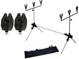 2x-stanowisko-karpiowe-stojak-3-wedki-tri-pod-2x-sygnalizator-bran-pokrow