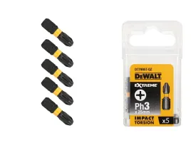 2x-konc-wkret-udar-ph3x25-torsion-5szt-dewalt