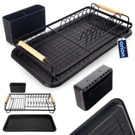2x-suszarka-na-naczynia-czarna-loft-z-drewnem-bukowym-radka-43-cm-orion