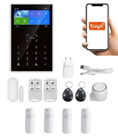 2x-bezprzewodowy-alarm-lcd-4-3-gsm-wifi-tuya-smart-po-polsku-4xpir