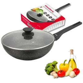 patelnia-marmurkowa-gleboka-wok-28cm-z-pokrywa-klausberg-28cm-kb-7990