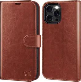 ocase-etui-skorzane-z-klapka-do-iphone-16-pro-stojak-portfel-ciemny-brazowy
