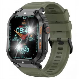 smartwatch-meski-gravity-zielony-pasek-militarny-sport-polaczenia-pogoda-pl