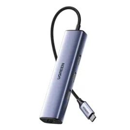 hub-usb-c-ugreen-cm475-3x-usb-3-0-rj45-pd-gigabit-ethernet-szary