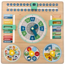 adam-toys-tablica-edukacyjna-drewniany-kalendarz-zegar-po-polsku-new