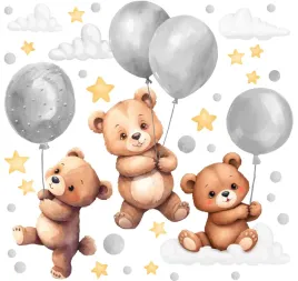 2x-naklejki-na-sciane-misie-na-balonach-szarych-dla-dzieci-szare-balony