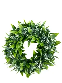 2x-wianek-dekoracyjny-z-jarzebinkami-zielono-bialy-na-drzwi-stroik-32-cm