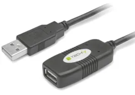 2x-kabel-przedluzacz-techly-usb-2-0-a-a-m-f-aktywny-10m-czarny