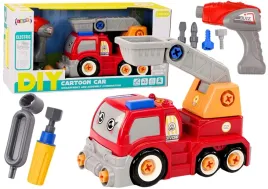 2x-ciezarowka-z-wysiegnikiem-kreskowkowa-do-rozkrecania-diy-czerwony