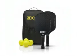 2x-rakiety-do-pickleball-zoodo-p6-3k-carbon-fiber-black-4-pilki-usapa