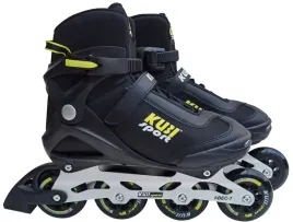 2x-rolki-damskie-meskie-czarne-kauczukowe-solidne-z-hamulcem-kubisport-roz