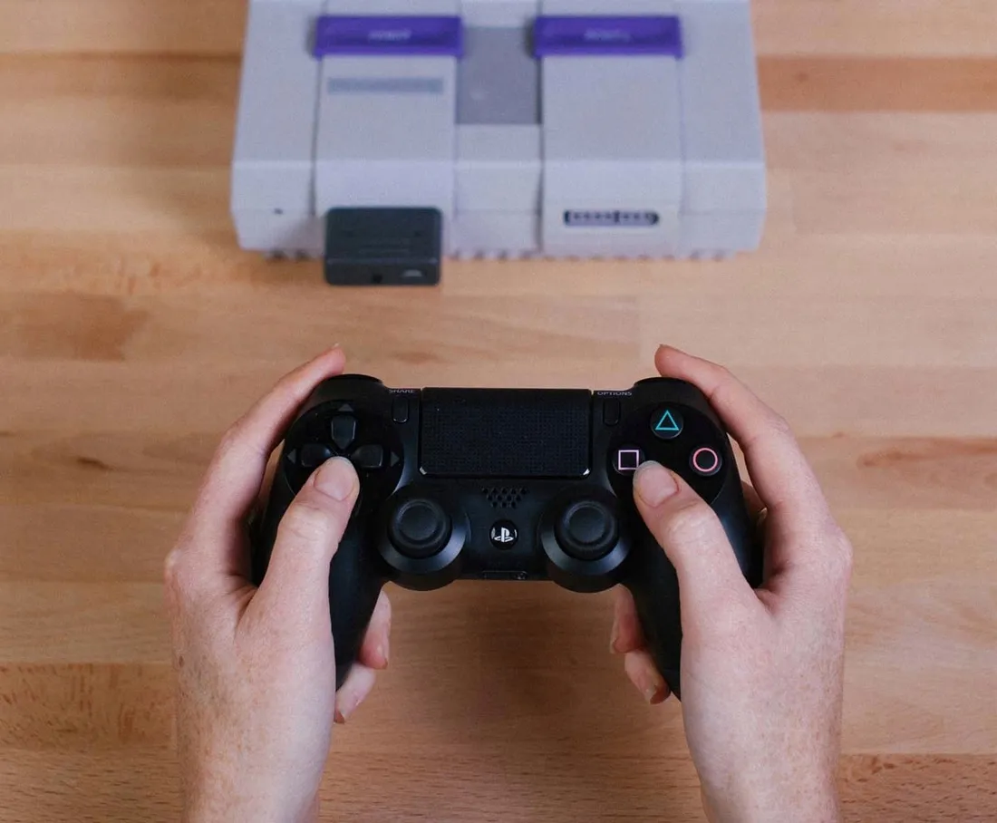 2x-adapter-8bitdo-retro-receiver-do-snes-sfc-czarny