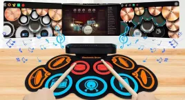 2x-zestaw-perkusji-elektronicznej-mp3-roll-up-9-padow-2-pedaly-glosniki-usb
