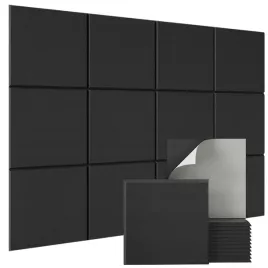 2x-panele-akustyczne-samoprzylepne-24-szt-30x30x0-9-cm-nrc-0-95-czarne-kwad