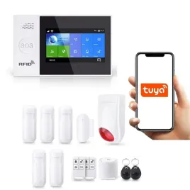 2x-bezprzewodowy-alarm-lcd-4-3-gsm-wifi-sms-tuya-po-polsku-5xpir-syrena
