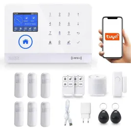 2x-bezprzewodowy-alarm-lcd-2-4-gsm-wifi-tuya-smart-po-polsku-6xpir