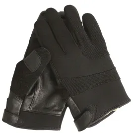 2x-mil-tec-rekawice-taktyczne-neoprenowe-kevlar-czarne-m
