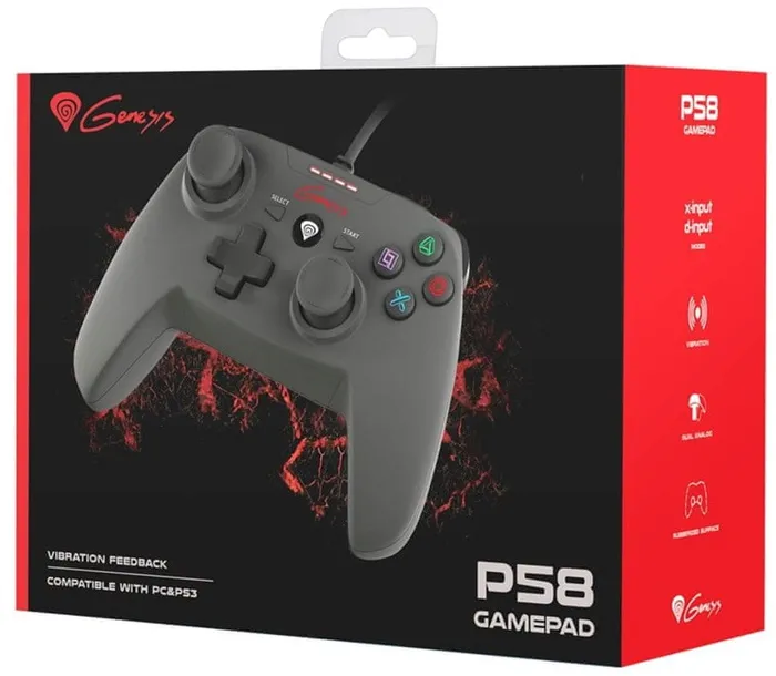 2x-gamepad-genesis-mangan-p58-ps3-pc-sposob-podlaczenia-przewodowy