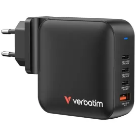 2x-ladowarka-scienna-verbatim-mini-gan-165w-3xusb-c-pd-1xusb-a-qc-3-0