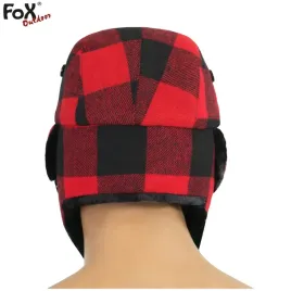 2x-fox-czapka-zimowa-uszanka-uszatka-futrzana-w-krate