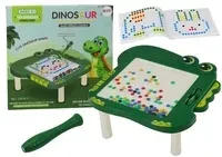 2x-stolik-tablica-magnetyczna-edukacyjna-dinozaur-pad-ukladanka-zielona