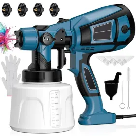 2x-elektryczny-agregat-malarski-pistolet-natryskowy-1400ml-850w-4-dysze