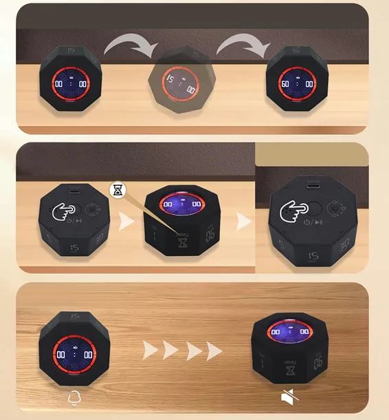 2x-pomodoro-timer-mini-obrotowy-zegar-cube-timer-grawitacji-flip-timer-le-marka-bez-marki