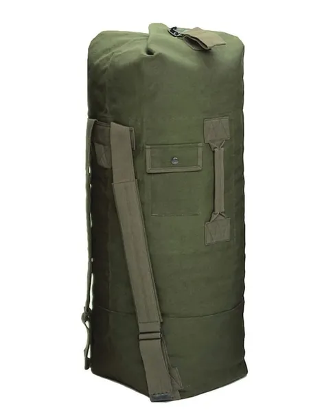 2X Torba transportowa wór worek marynarski plecak Mil-Tec US 75L PVC +GR.
