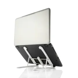 2x-podstawka-regulowany-stojak-na-laptopa-telefon-tablet-innovagoods-bialy