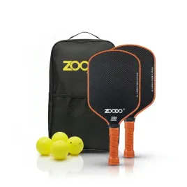 2x-rakiety-do-pickleball-zoodo-p6-3k-carbon-fiber-orange-4-pilki-usapa