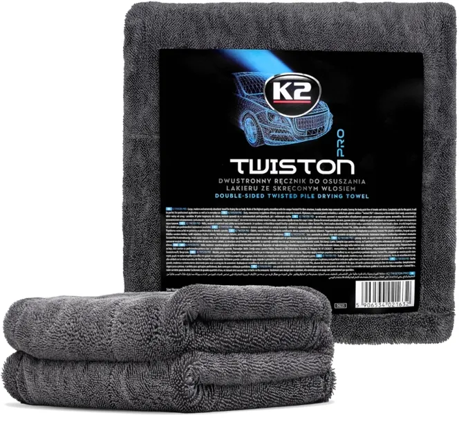 K2 Twiston Pro ręcznik do osuszania samochodu lakieru 60x90cm 1200gsm
