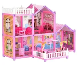 2x-duzy-domek-dla-lalek-dwupietrowa-willa-meble-wyposazenie-domu-mini-lal