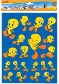 2x-kanarek-tweety-naklejki-z-bajki-looney-tunes-50-arkuszy