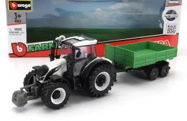 2x-valtra-n174-metalowy-czerwony-traktor-z-ladowarka-pojazd-rolniczy-zabawk