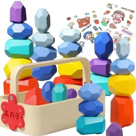 2x-drewniane-klocki-kamienie-balansujace-montessori-balans-w-koszyku-naklej