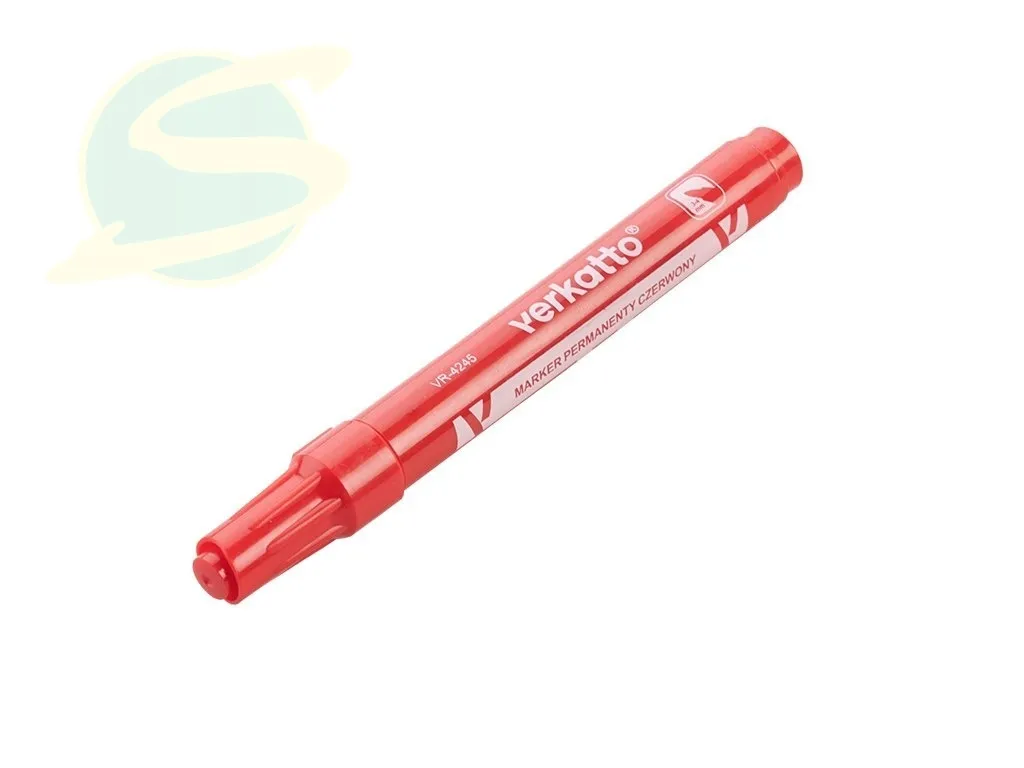 2x-marker-permanenty-czerwony-verkatto-stan-nowy