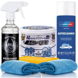 2x-wosk-samochodowy-mirror-shine-soft99-autocleaner-ipa-cleaner-mikrofibra