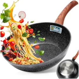 2x-patelnia-wok-granitowa-28-cm-vilde-blackandwood-nieprzywierajaca-indukcja