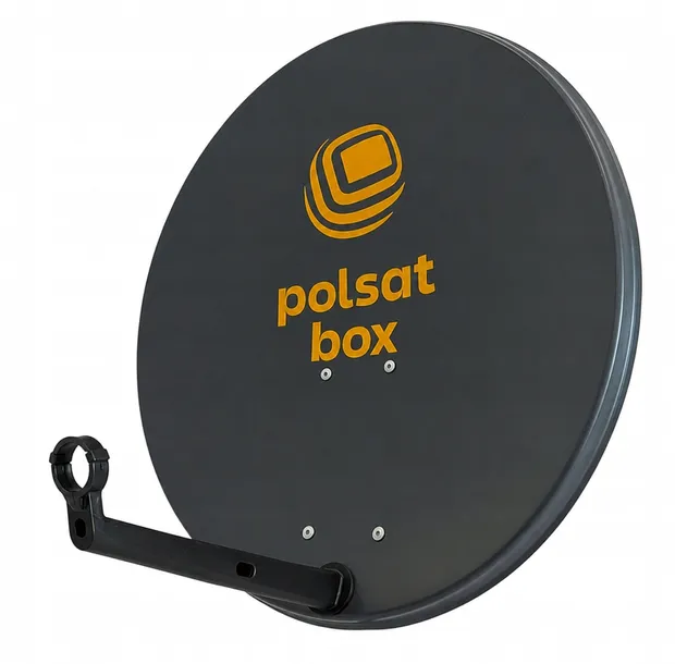 ORYGINALNA ANTENA SATELITARNA CYFROWY POLSAT BOX HD 80 cm Grafitowa ASC800
