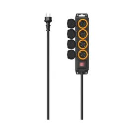 2x-listwa-zasilajaca-hama-223064-do-zastosowan-zewnetrznych-ip44-4m-czarny